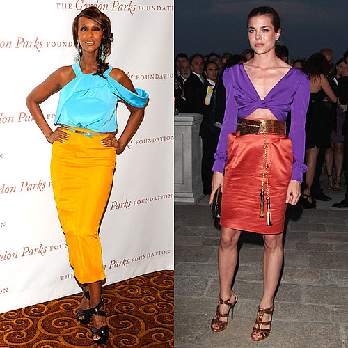 Celeb Dresses: Iman and Charlotte Casiraghi