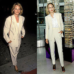 Leelee Sobieski's Cream Menswear Suit by Adam Kimmel 2011-06-07 09:11:46