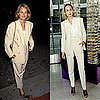 Leelee Sobieski's Cream Menswear Suit by Adam Kimmel 2011-06-07 09:11:46