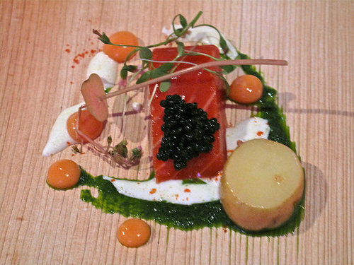 House-smoked salmon House-smoked salmon