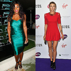 Serena Williams and Maria Sharapova at WTA Pre-Wimbledon Party Serena Williams and Maria Sharapova at WTA Pre-Wimbledon Party