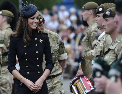 Kate Middleton in Alexander McQueen at Irish Guards Parade
