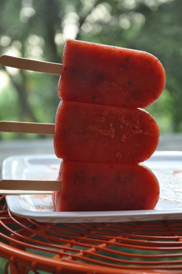 Peach and Mint Pop