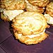 Coconut and creme brulee ice cream sandwiches