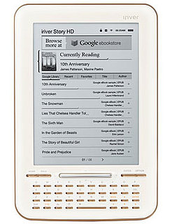 Target to Sell Google eBook Reader iriver Story HD