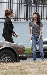 Minor Fender Bender pics of Kristen Stewart July 14th