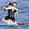 David Beckham Pictures Bodysurfing With Brooklyn Beckham