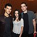 Taylor Lautner, Kristen Stewart, and Robert Pattinson