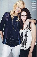 Entertainment Weekly scan of Kristen Stewart and Charlize Theron