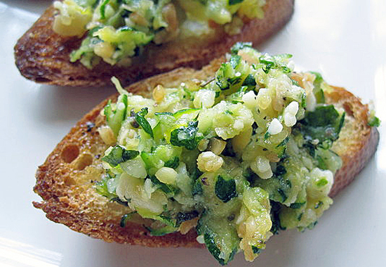 What to Make: Zucchini Crostini