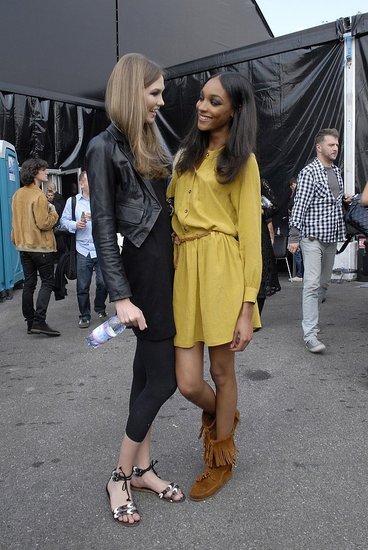 Karlie Kloss and Jourdan Dunn