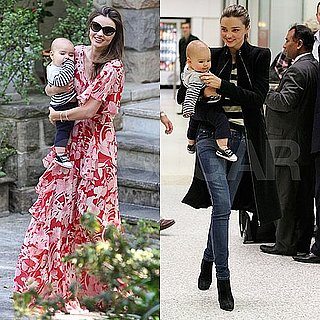 Miranda Kerr Pictures Arriving in Melboune With Flynn Bloom
