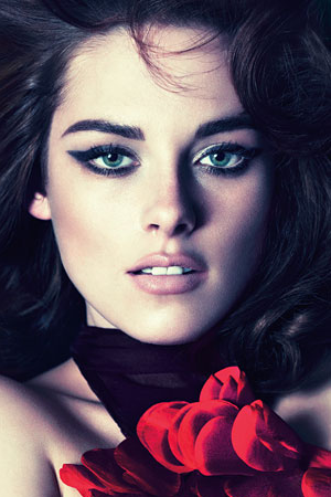 Kristen On the Verge + NEW Pic of KStew Wearing Gucci Silk Gown