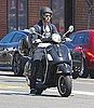 Pictures of Andrew Garfield Riding a Vespa Scooter