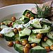 Roasted Chickpea and Cucumber Salad