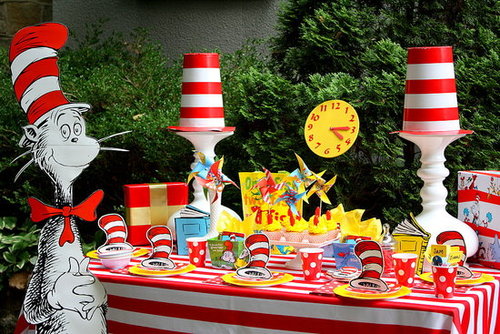 Dr. Seuss Party Table Dr. Seuss Party Table