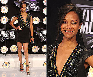 Zoe Saldana at 2011 MTV VMAs