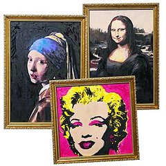 Makeup Masterpieces: Mona Lisa and Marilyn Painted with Cosmetics 2011-08-23 03:06:05