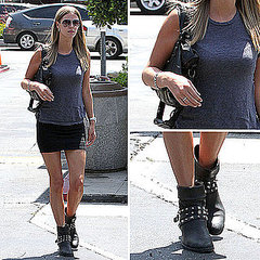 Nicky Hilton Miniskirt Street Style Nicky Hilton Miniskirt Street Style