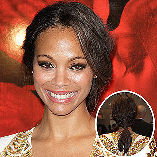 Get Zoe Saldana's Hairstyle From the Colombiana Premiere 2011-08-23 10:13:43