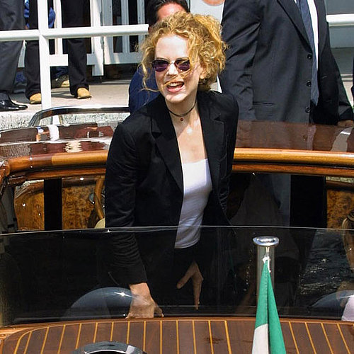 Nicole Kidman arrived by boat for the 2001 Venice Film Festival.
Nicole Kidman arrived by boat for the 2001 Venice Film Festival.