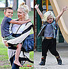 Gwen Stefani With Kingston and Zuma at the Park in LA