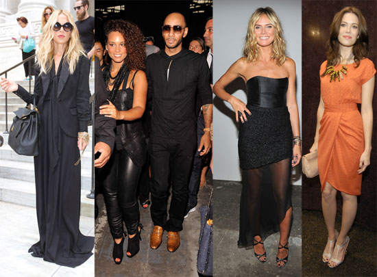 Celebrities at New York Fashion Week Celebrities at New York Fashion Week