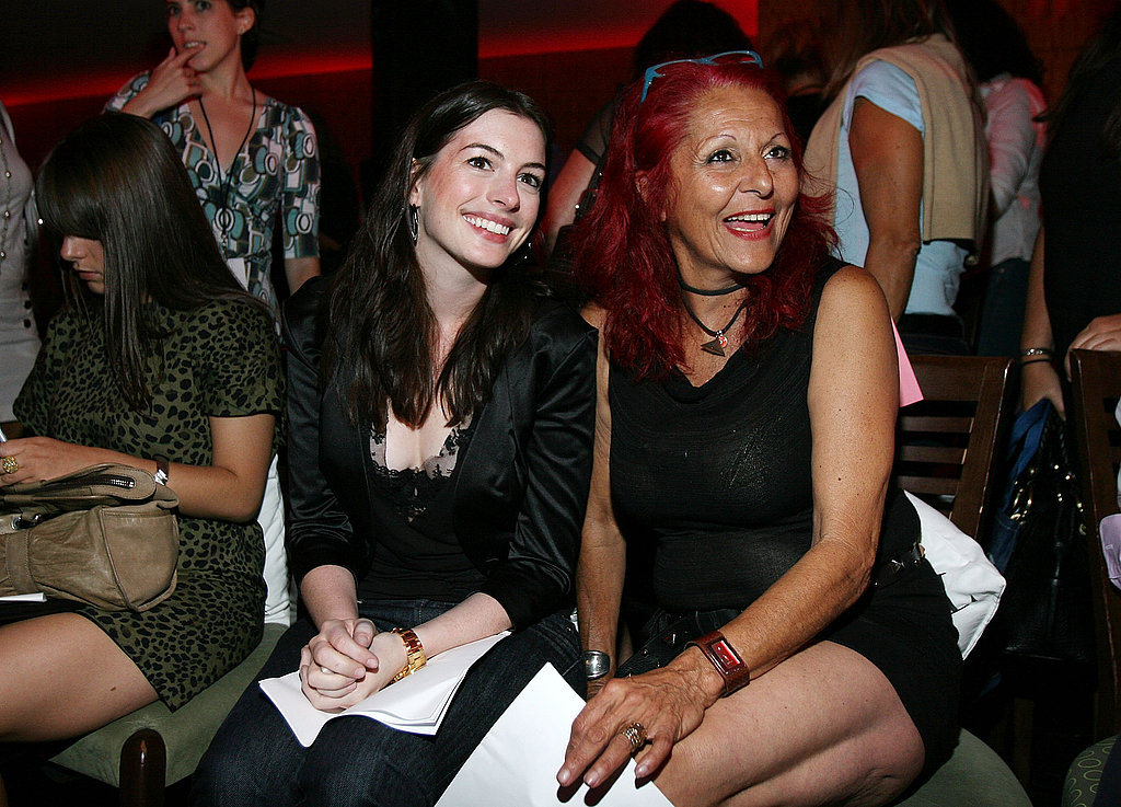 Anne Hathaway and stylist Patricia Field smiled big at Angel Devil in February 2007.
Anne Hathaway and stylist Patricia Field smiled big at Angel Devil in February 2007.