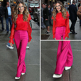 Sarah Jessica Parker Wearing Prabal Gurung in NYC 2011