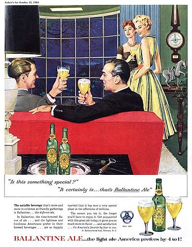 Both the men and the women at this dinner party are enjoying beer.
Both the men and the women at this dinner party are enjoying beer.