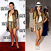 Sophia Bush Wearing Nonoo Spring 2012 Gold Sequin Suit