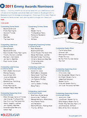 Printable Emmy Awards Ballot Sept. 2011 Printable Emmy Awards Ballot Sept. 2011
