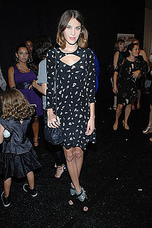 Alexa Chung at New York Fashion Week