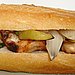 Grilled Chicken, Apple, and Onion Sandwich