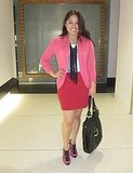 Red and Pink with a little bit of black.