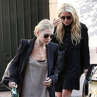 Mary-Kate and Ashley Olsen Leaving Hotel in Paris Pictures