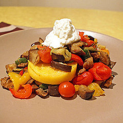 Baked Ratatouille and Polenta Recipe Baked Ratatouille and Polenta Recipe