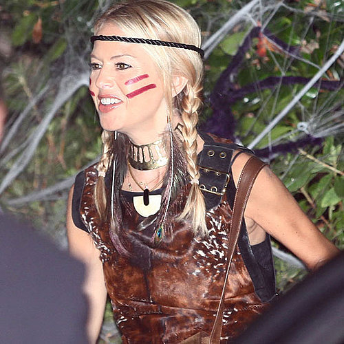 Rachel Zoe was a high-fashion Pocahontas in 2010 at Kate Hudson's Halloween party.
Rachel Zoe was a high-fashion Pocahontas in 2010 at Kate Hudson's Halloween party.