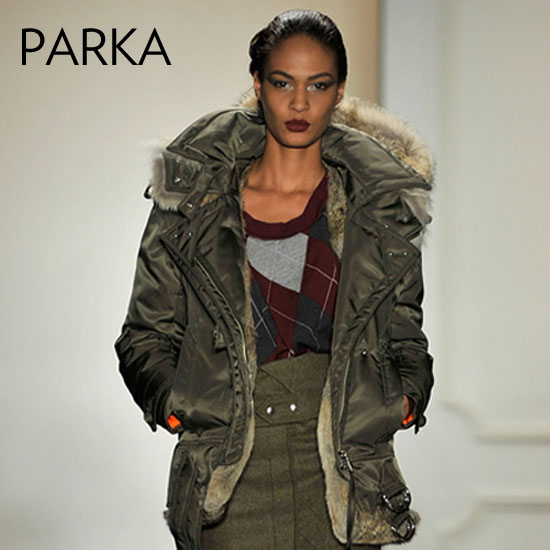 Why we love it: The parka's a favorite for its effortless cool-girl effect. It adds a sporty finish to your style, not to mention, lots of cozy warmth in a great fur-trimmed puffer style, like the ones we saw at Altuzarra.
How to wear it: The best part about the parka is its wearability. No, it doesn't work well with evening wear, but as far as the day-to-day we will never tire of a great, cozy parka to top our skinny jeans and snug sweaters. Look for a slim fit when you're shopping to avoid adding unnecessary bulk.
Shop the runway:
Altuzarra Willow Oversized Satin-Twill Parka ($2,950)
Why we love it: The parka's a favorite for its effortless cool-girl effect. It adds a sporty finish to your style, not to mention, lots of cozy warmth in a great fur-trimmed puffer style, like the ones we saw at Altuzarra.
How to wear it: The best part about the parka is its wearability. No, it doesn't work well with evening wear, but as far as the day-to-day we will never tire of a great, cozy parka to top our skinny jeans and snug sweaters. Look for a slim fit when you're shopping to avoid adding unnecessary bulk.
Shop the runway:
Altuzarra Willow Oversized Satin-Twill Parka ($2,950)