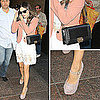 Rachel Bilson Wearing Suno Dress and Vanessa Bruno Blazer