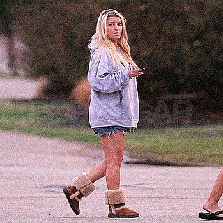 Jessica Simpson Visiting Dallas Pictures
