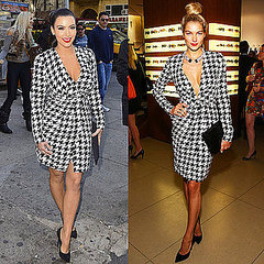 Who Wore Salvatore Ferragamo's Houndstooth Wrap Dress Better? Who Wore Salvatore Ferragamo's Houndstooth Wrap Dress Better?