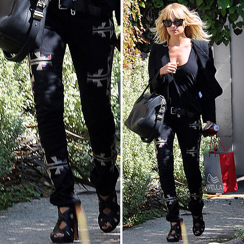 Nicole Richie Wears Isabel Marant Navajo Jeans