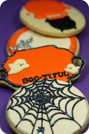 Glitter and Glam Halloween Cookies Glitter and Glam Halloween Cookies