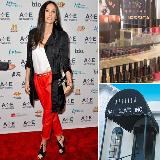Demi Moore Nail Salon in LA (Pictures)