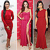 Celebs Show Up in Berry Sexy Dresses — Who Is Your Favorite?
