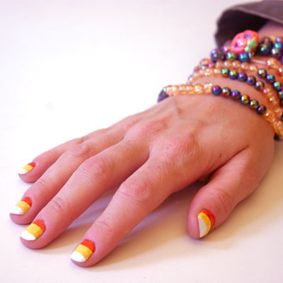 Candy Corn Nails