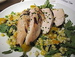 Grilled Chicken, Corn, and Tomato Salad