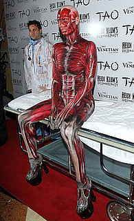 Heidi Klum's Bodies Cadaver Halloween Costume 2011