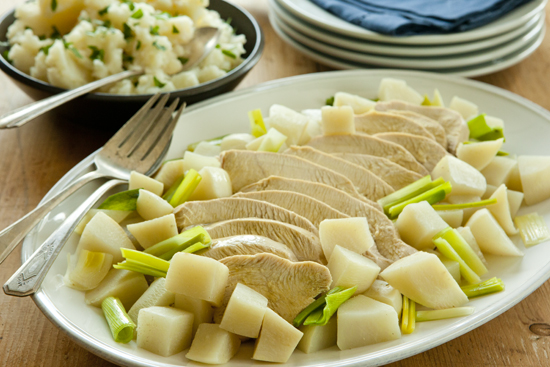 Turkey Breast With Root Vegetable Mash Turkey Breast With Root Vegetable Mash